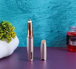 Geepas Rechargeable Eyebrow Trimmer, Rose Gold