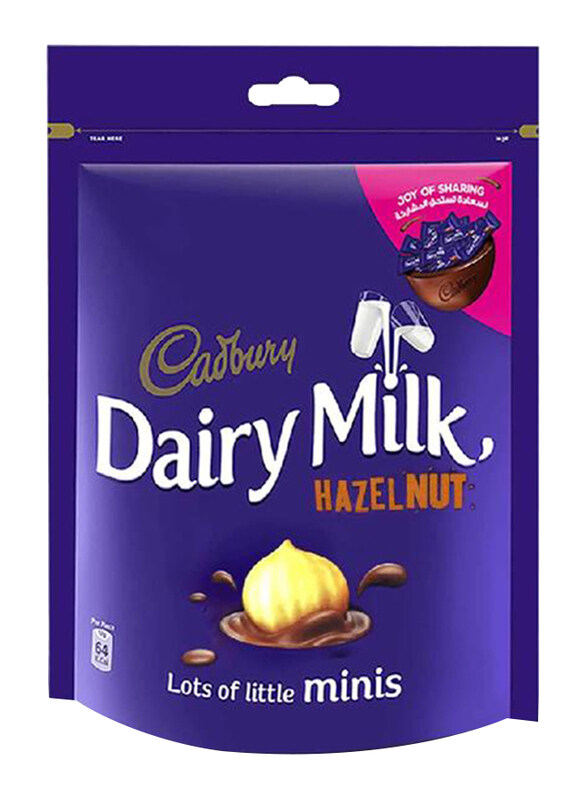 

Cadbury Dairy Hazelnut Mini Doy Bag, 168g