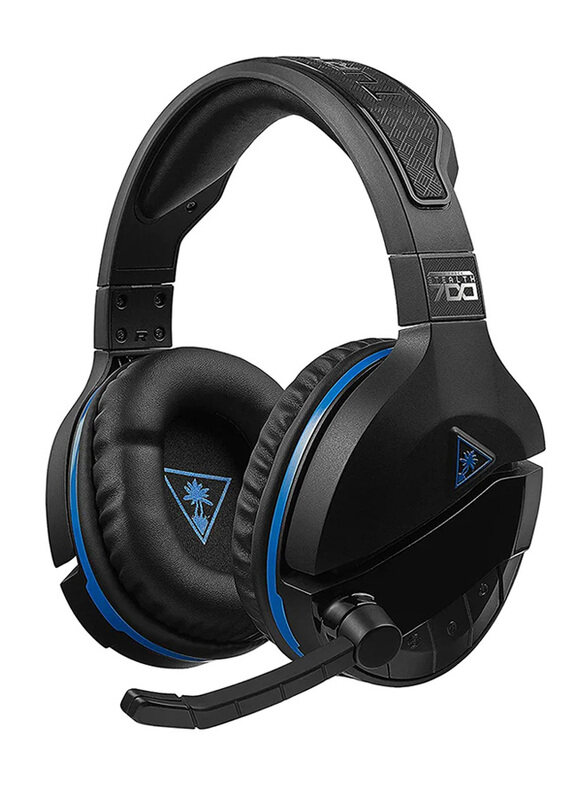 

Turtle Beach Stealth 700 Premium Wireless Surround Sound Gaming Headset for PlayStation PS4, PS4 Pro, Black/Blue