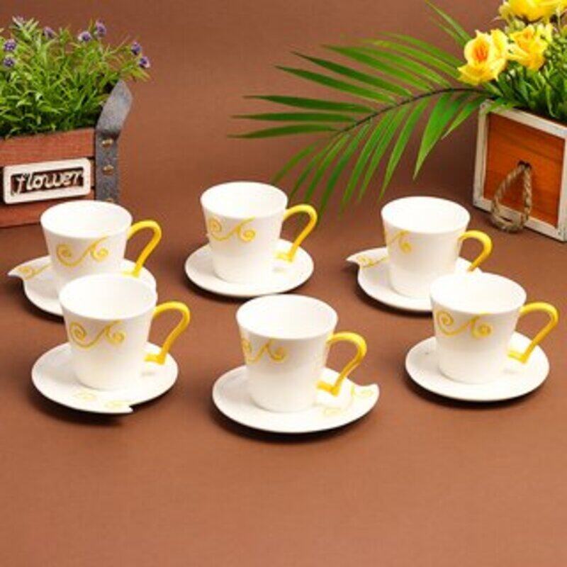 

Generic 6 Pcs Ceramic Cup & Sauser