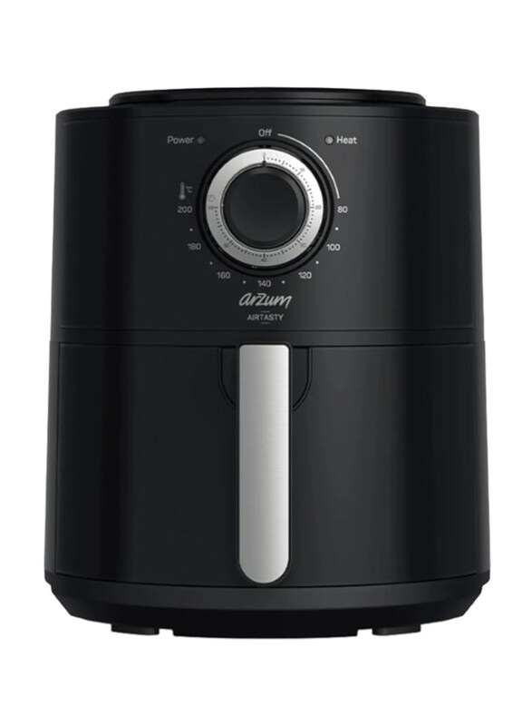 

Arzum Air Tasty Air Fryer, AR2062-G, Black/Silver