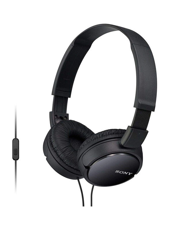 

Sony MDRZX110AP/B Wired On-Ear Headphones, Black
