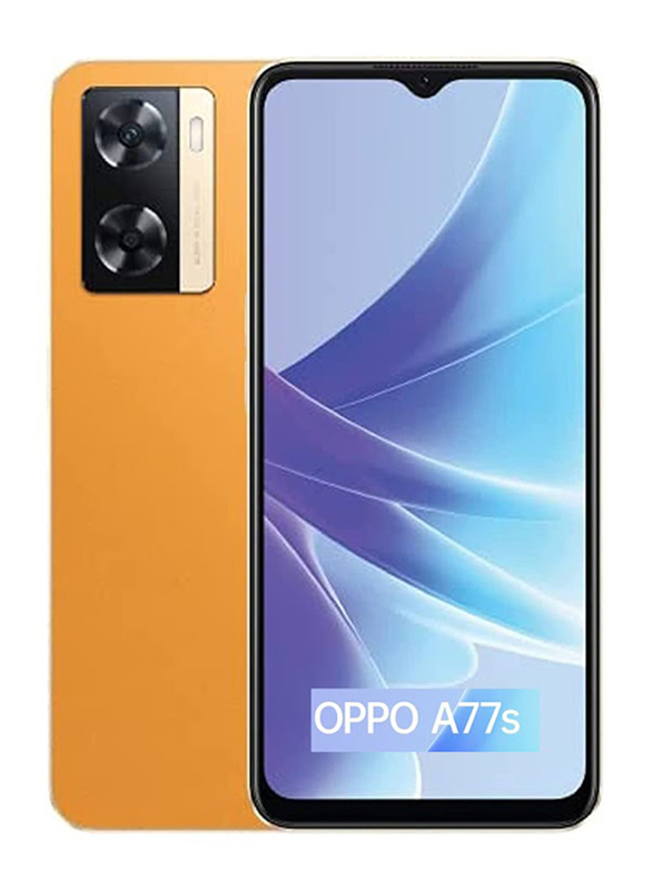 Oppo A77S 128GB Sunset Orange, 8GB RAM, 4G LTE, Dual Sim Smartphone
