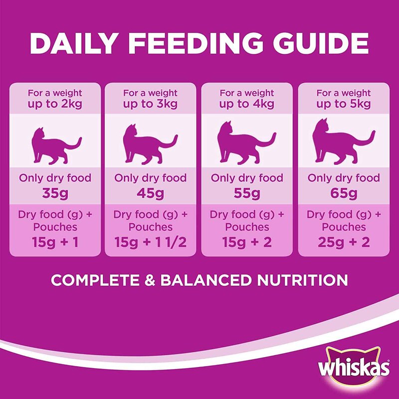 Whiskas Chicken Cat Dry Food, 480g