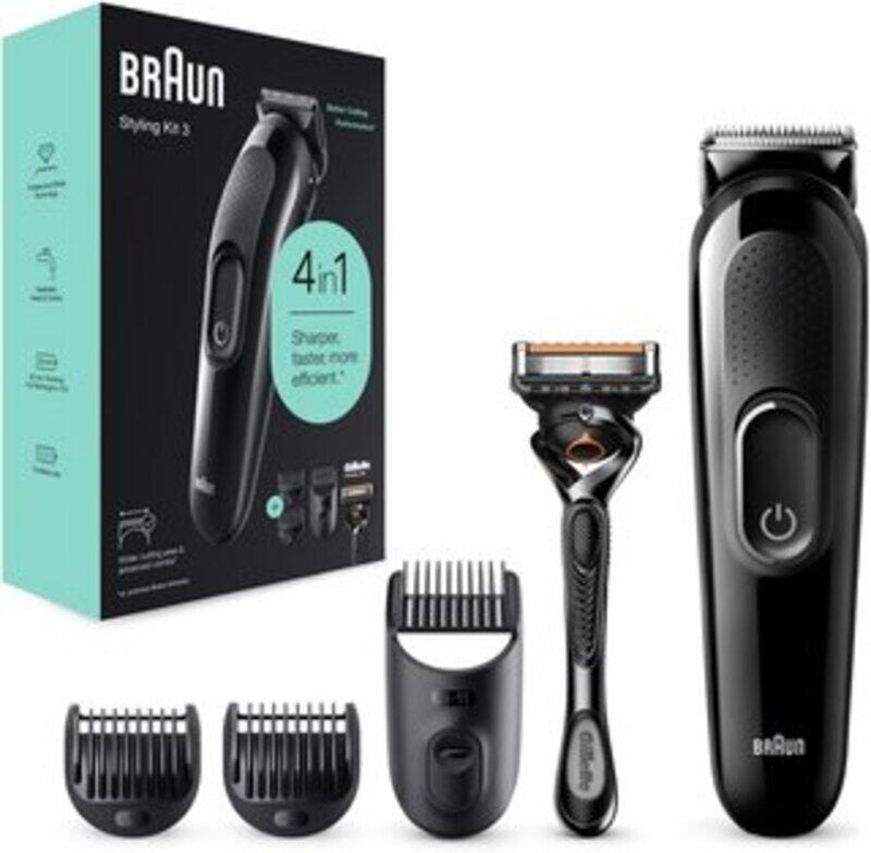 

Braun SK 3300, 4 in 1 Face & Head Trimming Kit , with Gillette Razor