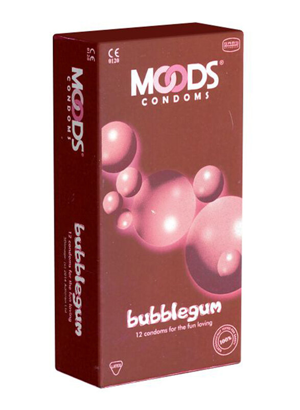 

Moods Bubble Gum Condoms, 12 Pieces