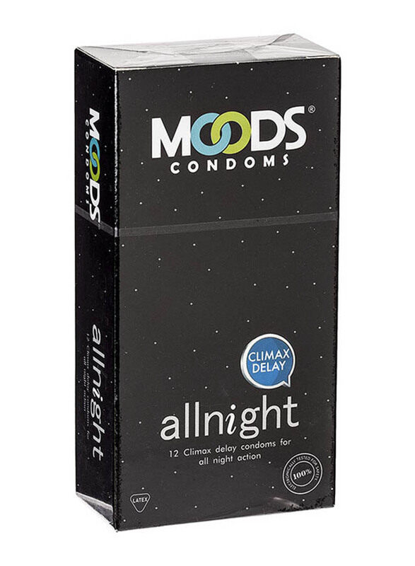 

Moods All Night Climax Delay Condoms, 12 Pieces