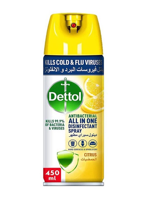 Dettol Citrus Disinfectant Spray, 450ml