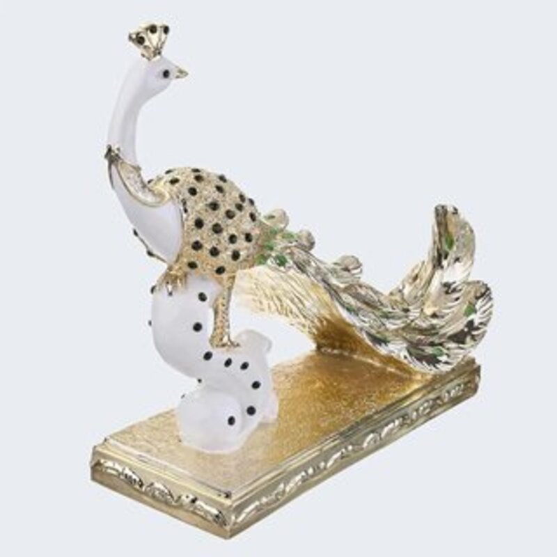 Decoration 7719- 1338B,  Peacock Figure