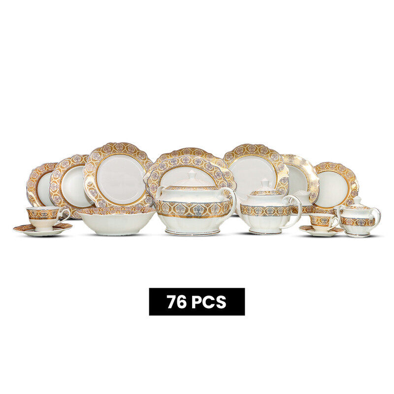

Generic 76PCS BONE DINNER SET