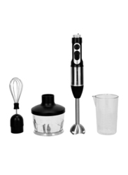 Olsenmark Powerful Copper Motor 2 Speed Modes 4 In 1 Hand Blender, OMHB2462, Silver/Black