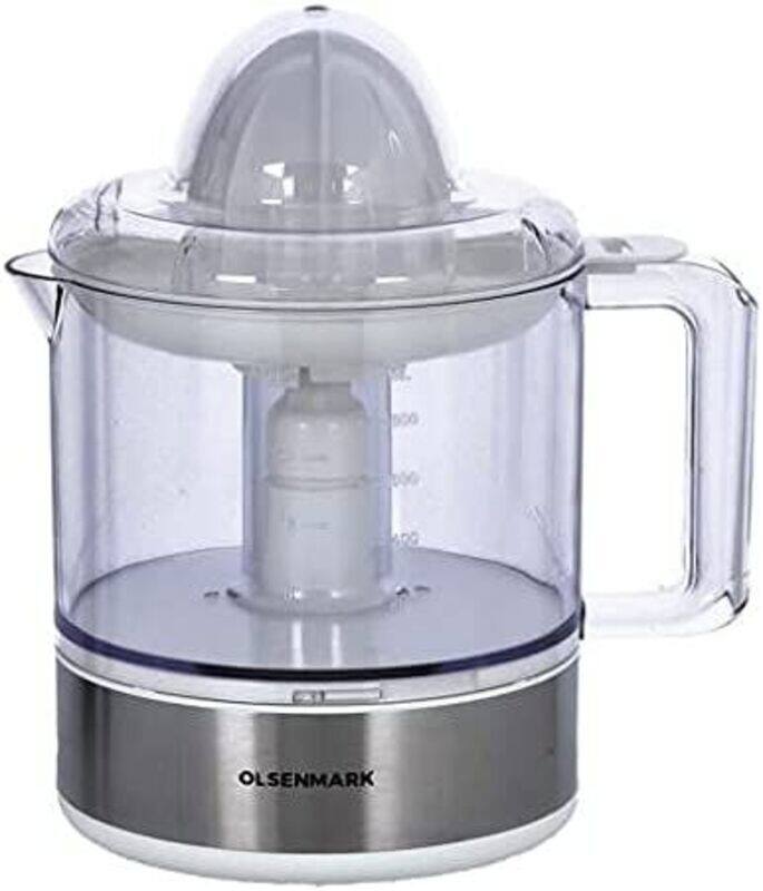 

Olsenmark OMCJ1818, Citrus Juicer With Transparent Jug, 0.8L Capacity