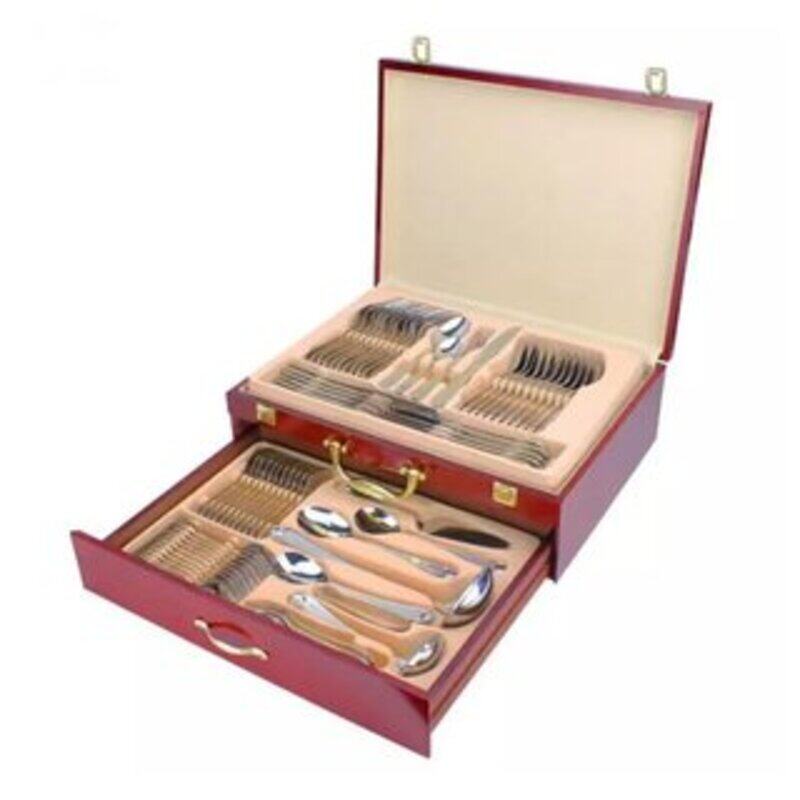 

Genric AYD 16919 A610 , 84 Pieces Stainless Steel Cutlery Set