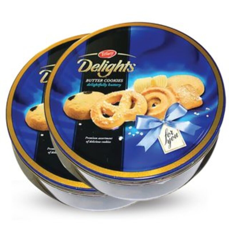 Tiffany Delights Butter Cookies Tin 2 x 405g