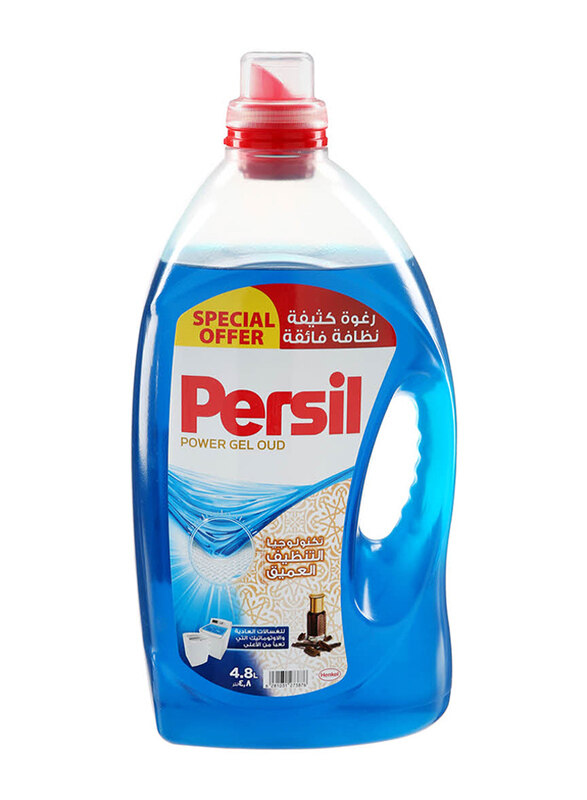 

Persil Oudh Power Gel Liquid Detergent, 4.8 Liters