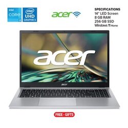 Acer Aspire -3,  i3 ,8 GB Ram , 256GB SSD, 14 Led Screen , Windows 10 Home