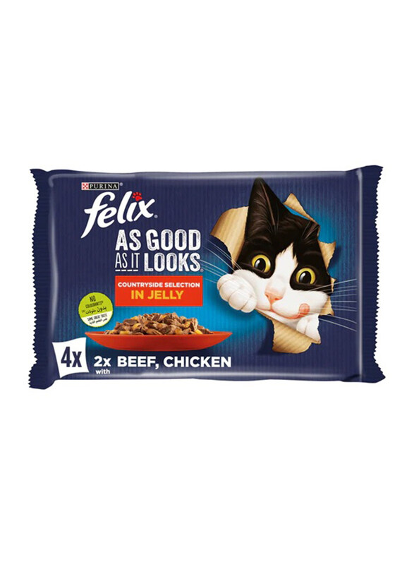 

Purina Felix As Good As It Looks Country Side In Jelly Cat Wet Food, 85g