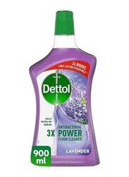 Dettol Lavender Antibacterial Power Floor Cleaner, 2 x 900ml