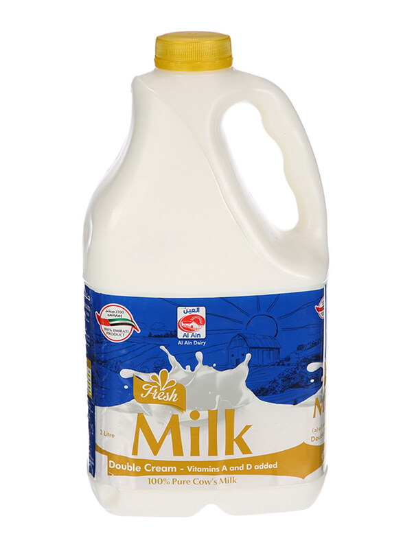 

Al Ain Double Cream Fresh Milk, 2 Litres