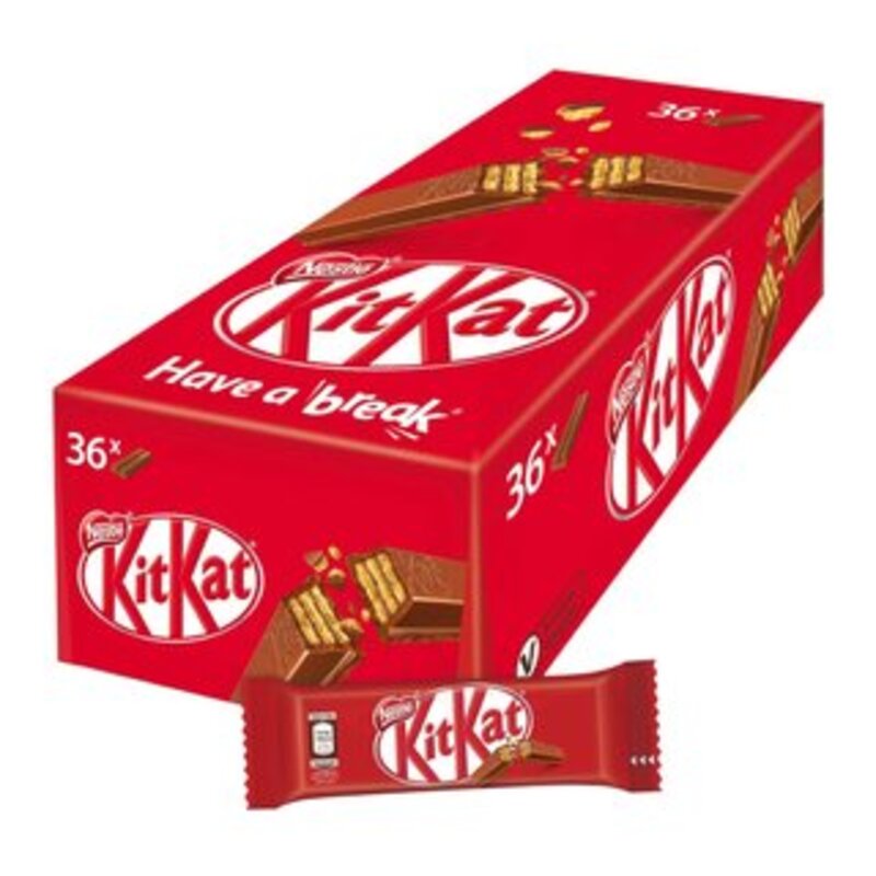 KITKAT 2 FINGER BARS 36 X 20.7G