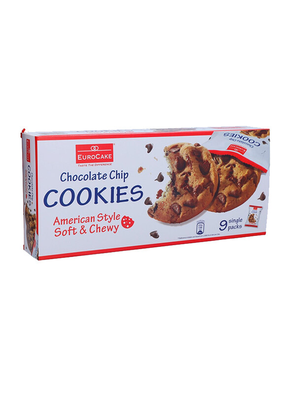 

Eurocake Chocolate Chip Cookies, 9 Packs x 28g