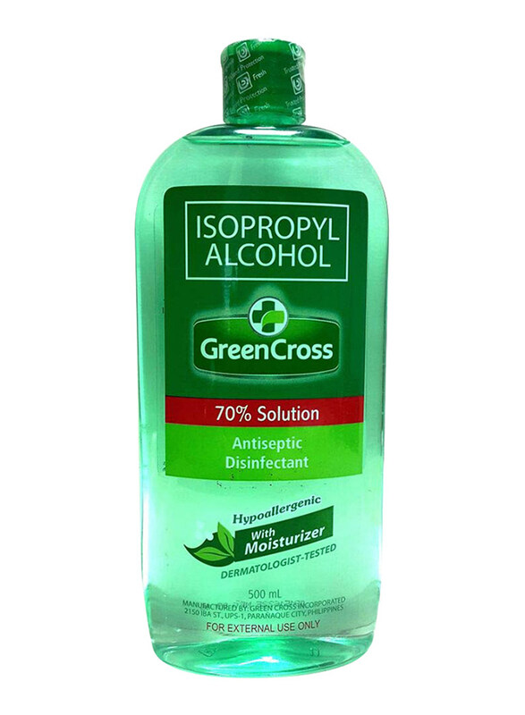 

Green Cross Isopropyl Alcohol 70% Moisturizer, 500ml