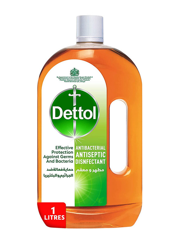 Dettol Antibacterial Antiseptic Disinfectant Liquid, 1 Liter