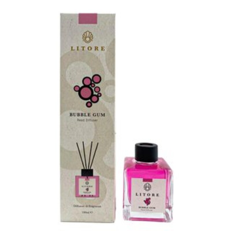 Litore Bubble Gum  Reed Difuser,  100 ml