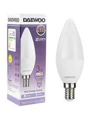 Daewoo 3W E14 LED Bulb, DL1403B, White