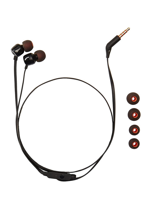 JBL Tune Wired In-Ear Earphones, T110, Black