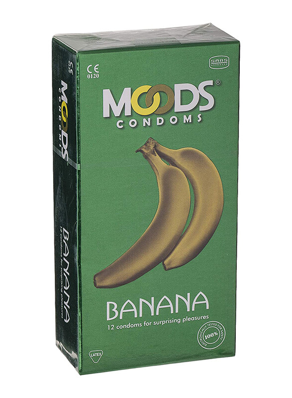 

Moods Banana Condoms, 12 Pieces