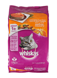 Whiskas Grilled Salmon Steak Flavour Cat Dry Food, 1.2 Kg