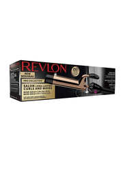 Revlon Pro Collection Rose Gold Curling Iron, RVIR1159, Rose Gold/Black