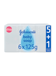 Johnson's 6 x 125gm Baby Soap