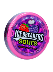 Icebreakers Sours Strawberry Mixed Berry Sugar Free Candy, 42g