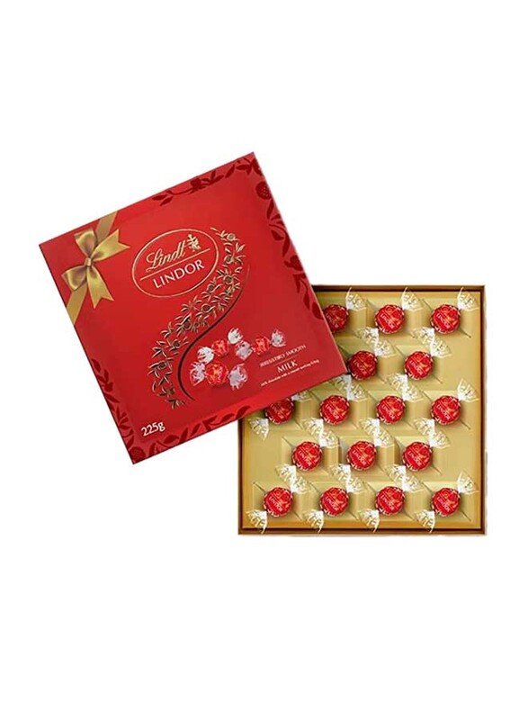 Lindt Lindor Milk Chocolate Gift Box, 225g