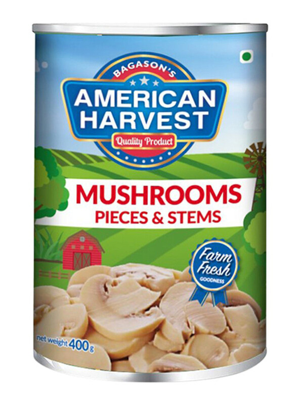 

American Harvest Sliced Mushroom Pieces & Stems, 400g