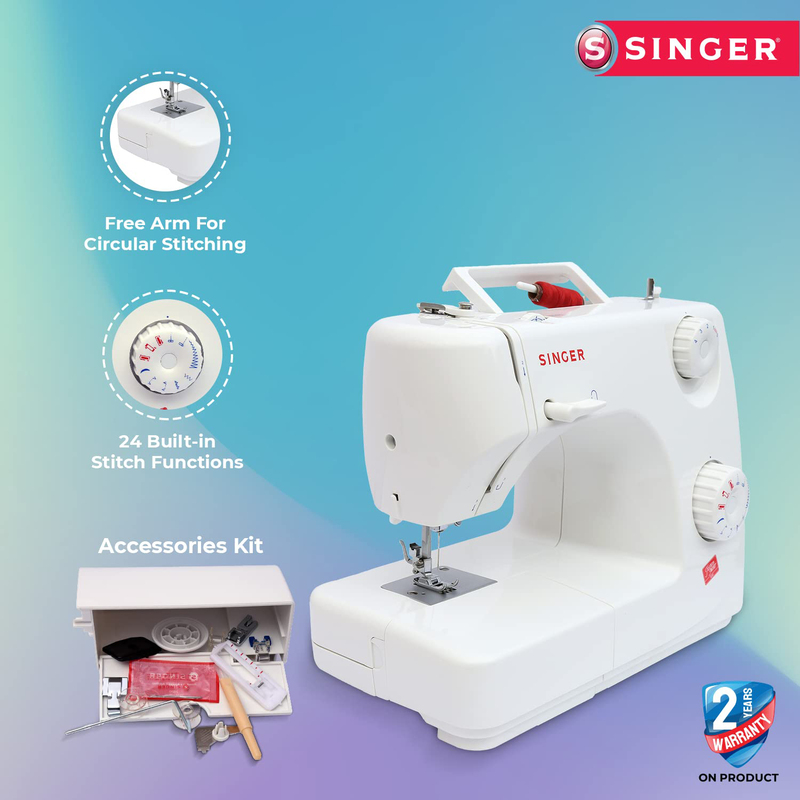 Singer Sewing Machine, SGM-8280, White