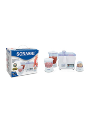 Sonashi 4-In-1 Blender, 500W, SJB309, White