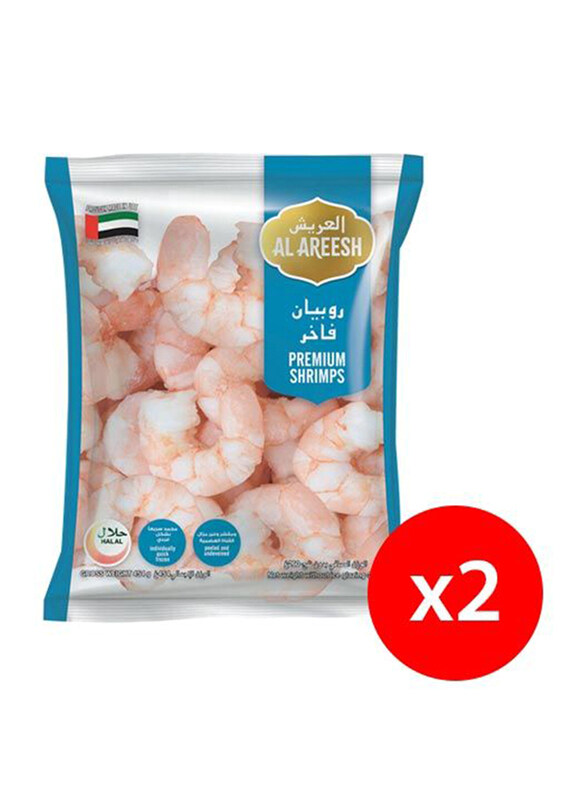 

Al Areesh Premium Shrimps, 2 x 454g