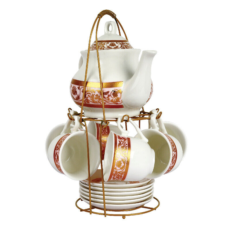 15 PCS ,16194-822,TEA SET WITH STAND