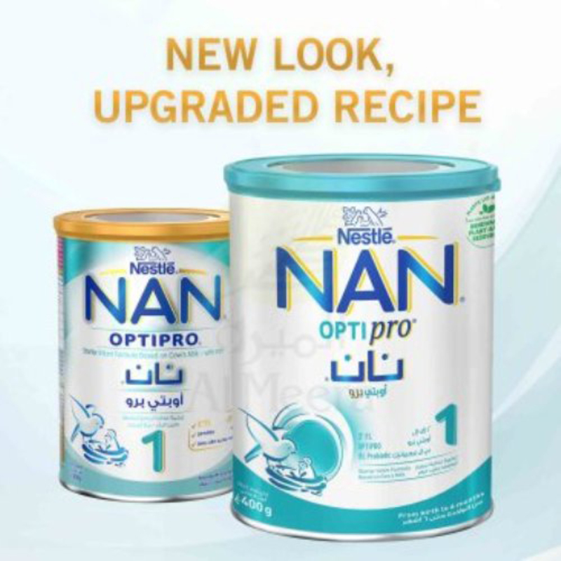 Nestle NAN OptiPro Stage 1 Follow-Up Formula Milk, 0-6 Months, 400g