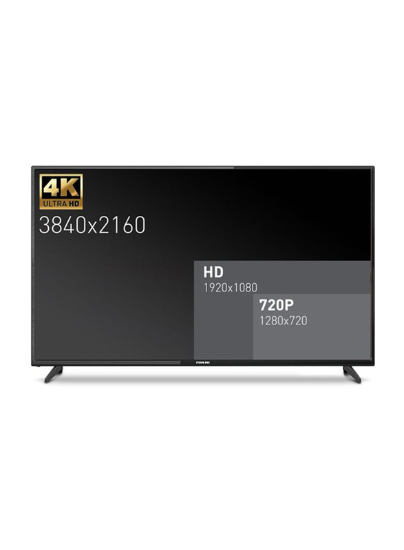 Nikai 50-Inch 4K Ultra HD LED Smart TV, UHD50SVDLED, Black