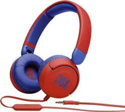 JBL Jr 310 Kids Wired On-Ear Headphones, Safe Sound , Built-In Mic, Sof Padded Headband, Comfortable Ear Cushion, Compact and Foldable Design, Single-Side Flat Cable