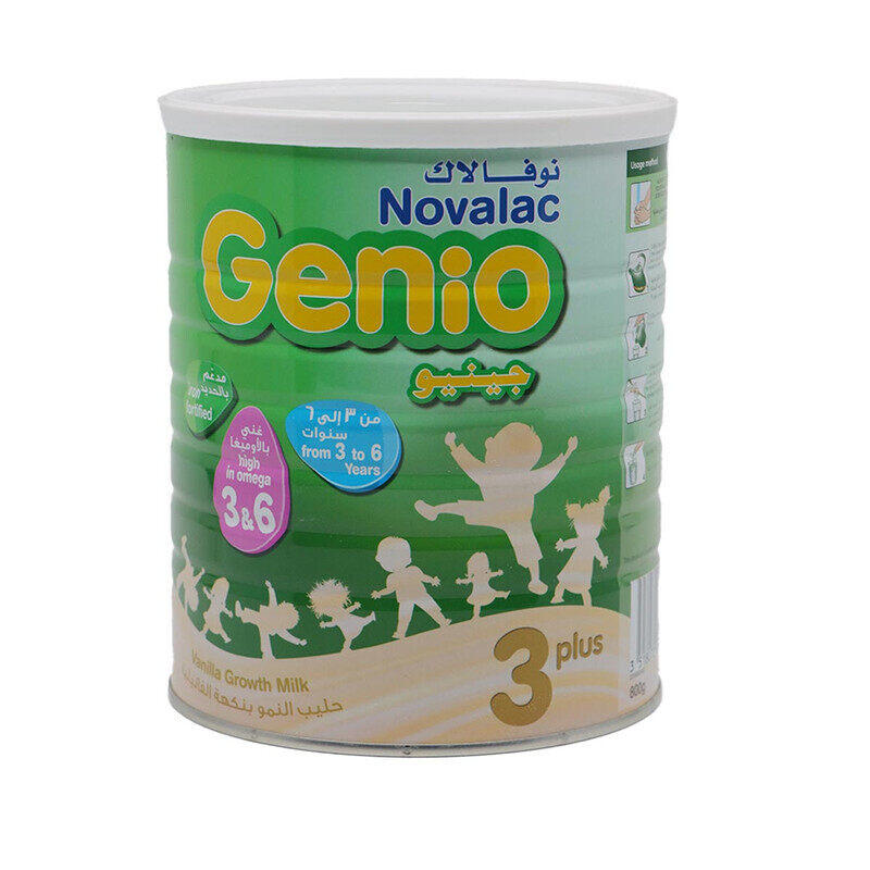 NOVALAC GENIO 3 PLUS VANILLA 800GM