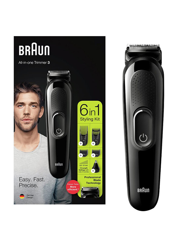 

Braun 6 in 1 Styling Kit Trimmer, MGK3220, Black