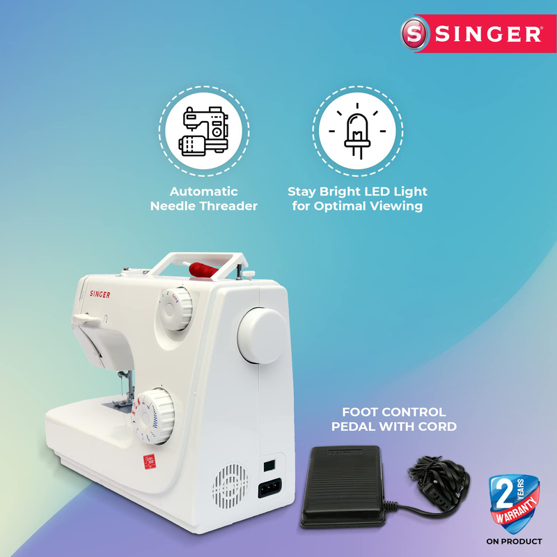 Singer Sewing Machine, SGM-8280, White