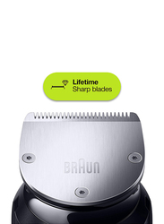 Braun Cordless & Rechargeable Multi Grooming Trimmer, BT 7240, Black/Grey