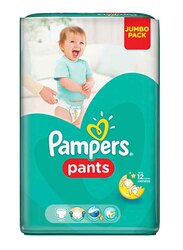 Pampers Baby Diapers Pants, Size 4, 9-14 kg, Jumbo Pack, 52 Count