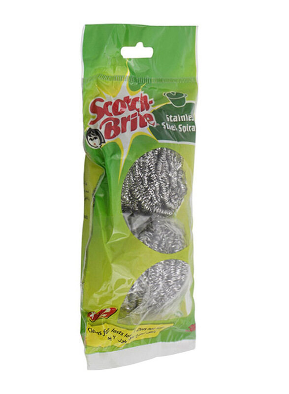 

3M Scotch Brite Stainless Steel Spirals, 2 Pieces